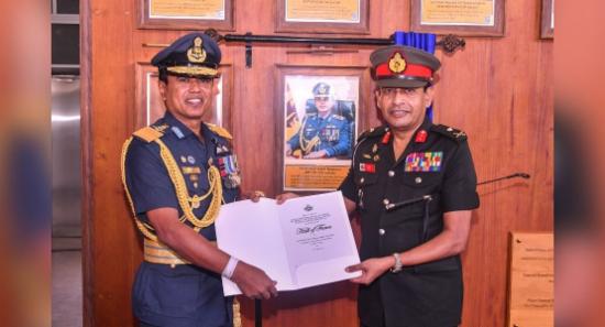 Air Force Commander inducted to KDU Hall of Fame